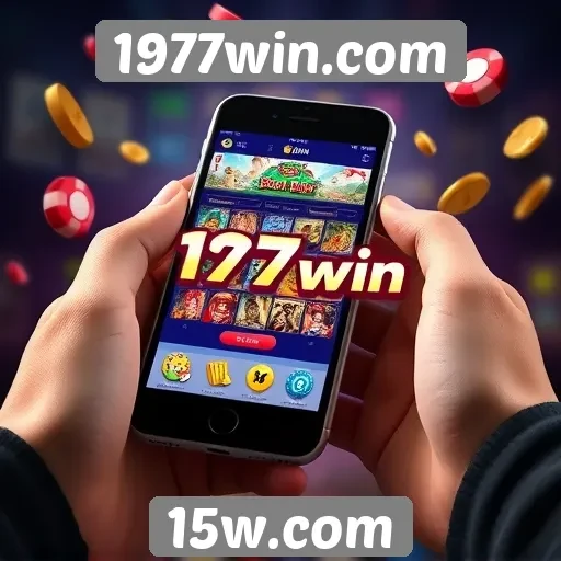 Desempenho mobile do site de jogos 1977win.com